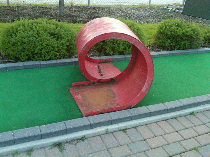 Old Mini Golf Ramp